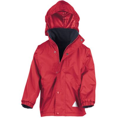 Result Rt160j, Børnejakker Junior Reversible Stormdri 4000 Fleece Jacket - Rød/navy - S (5-6) Result Rt160j, Børnejakker Junior Reversible Stormdri 4000 Fleece Jacket - Rød/navy - S (5-6)