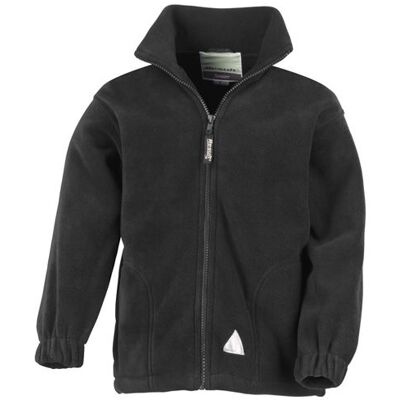 Result Rt36j, Jakker Junior Polartherm™ Jacket - Sort - S (6-8) Result Rt36j, Jakker Junior Polartherm™ Jacket - Sort - S (6-8)