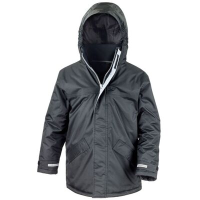 Result Core Rt207j, Jakker Junior Winter Parka - Sort - S (5-6) Result Core Rt207j, Jakker Junior Winter Parka - Sort - S (5-6)