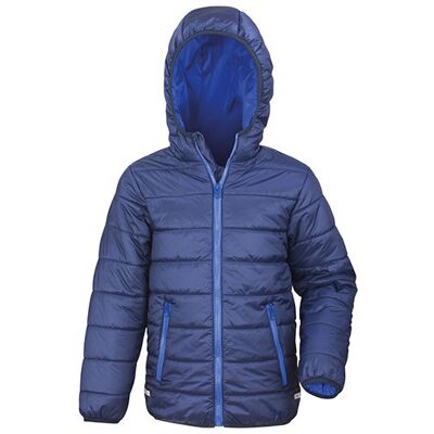 Result Core Rt233j, Børne Jakker Junior Soft Padded Jacket - Navy/royal - M (7-8) Result Core Rt233j, Børne Jakker Junior Soft Padded Jacket - Navy/royal - M (7-8)