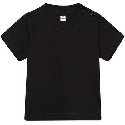 Babybugz Bz61, T-Shirts Baby - Sort - 18-24 Måneder Babybugz Bz61, T-Shirts Baby - Sort - 18-24 Måneder