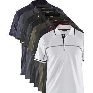 Blåkläder 3389 Poloshirt / Poloshirt - L - Mørk Marineblå/sort