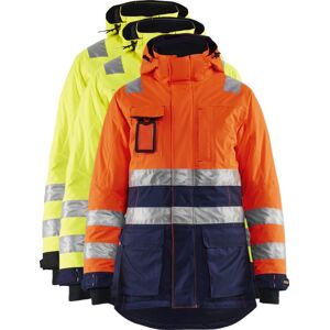 Blåkläder 4472 Dame High Vis Vinterparkajakke / Dame High Vis Vinterparkajakke - Xl - High Vis Gul/marineblå