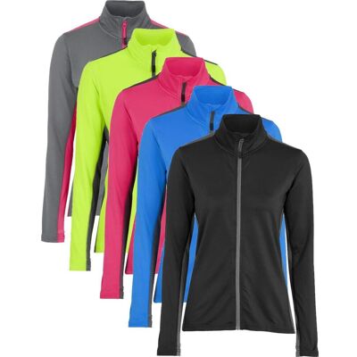 Graphix 1690401 Evora Fullzip Dame Black/grey L Graphix 1690401 Evora Fullzip Dame Black/grey L