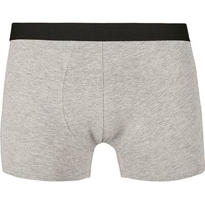 Build Your Brand By132, Herre Boxershorts 2-Pack - Heather Gray - M Build Your Brand By132, Herre Boxershorts 2-Pack - Heather Gray - M