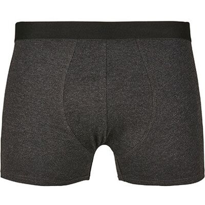 Build Your Brand By132, Herre Boxershorts 2-Pack - Trækul (Lyng) - Xl Build Your Brand By132, Herre Boxershorts 2-Pack - Trækul (Lyng) - Xl
