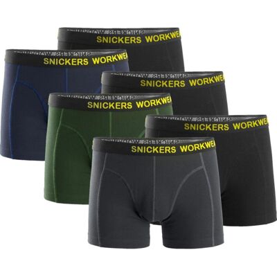 Snickers 9436 Boxershorts, 2-Pak Sort/skovgrøn 2xl Snickers 9436 Boxershorts, 2-Pak Sort/skovgrøn 2xl