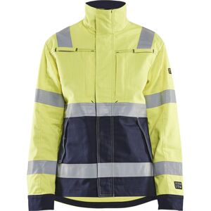 Blåkläder 4091 Dame Multinorm Arbejdsjakke / Dame Multinorm Arbejdsjakke - 2xl - High Vis Gul/marineblå