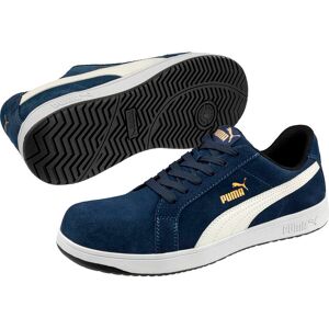 Puma Iconic Suede Low Sikkerhedssko, S1p, Esd, Hro, Src-Navy-45 Puma Iconic Suede Low Sikkerhedssko, S1p, Esd, Hro, Src-Navy-45