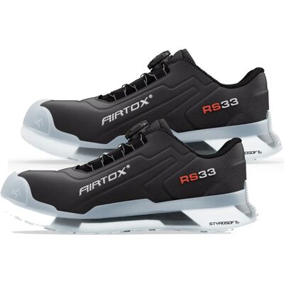 Airtox Rs33 Sikkerhedssko S7s - Styrosoft 3,4 Airtoxpro® Vandtæt Sikkerhedssko M/membran & Wirelukning-Sort-36 Airtox Rs33 Sikkerhedssko S7s - Styrosoft 3,4 Airtoxpro® Vandtæt Sikkerhedssko M/membran & Wirelukning-Sort-36