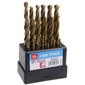 Festa Titan Sæt 19 Stk Bor 1-10x0,5mm