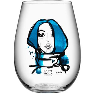 Kosta Boda All About You / Miss You (Blue) 2/p One Size