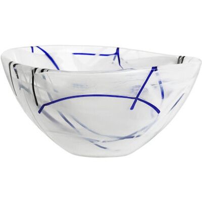 Kosta Boda Contrast Bowl Small White One Size Kosta Boda Contrast Bowl Small White One Size