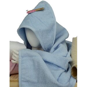 Artg Ar31b Babiezz® Baby Hooded Towel Light Blue 100 X 100 Cm