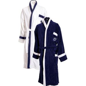 Lord Nelson Victory 420638 Bathrobe Velour White S/m Lord Nelson Victory 420638 Bathrobe Velour White S/m