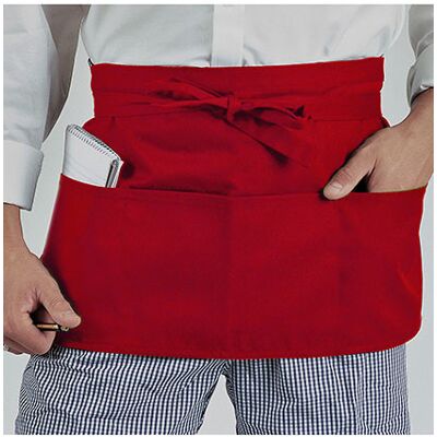 Dennys London Dl022 Forklæder Red 58 X 30 Cm Dennys London Dl022 Forklæder Red 58 X 30 Cm