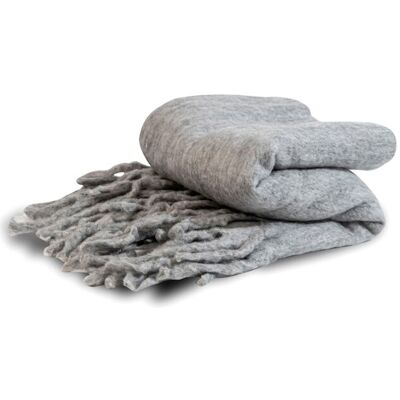Byon Throw Lucian Grey One Size Byon Throw Lucian Grey One Size
