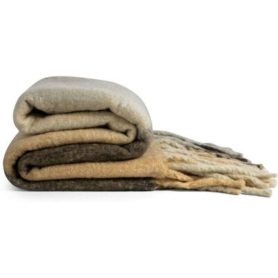 Byon Plaid Throw Check Mixed Beige One Size Byon Plaid Throw Check Mixed Beige One Size