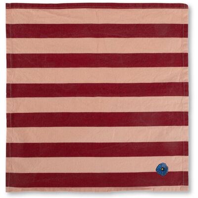 Byon Napkin Leya Stripe 2pcs/set Red/pink One Size Byon Napkin Leya Stripe 2pcs/set Red/pink One Size