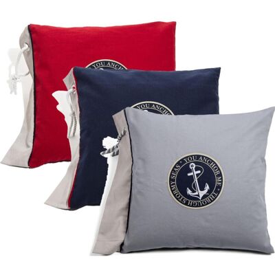 Lord Nelson Victory 410767 Pillow Cover Plain Grey One Size Lord Nelson Victory 410767 Pillow Cover Plain Grey One Size