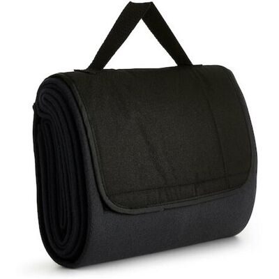 Sagaform Siddeunderlag/plaid Sort One Size Sagaform Siddeunderlag/plaid Sort One Size