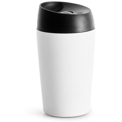 Sagaform - Bilkrus Med Låsefunktion Lille - White - Mug Sagaform - Bilkrus Med Låsefunktion Lille - White - Mug