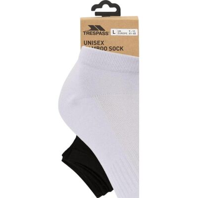Trespass Orbital - Unisex 5 Pair Pack Trainer Liner White 7/11 Trespass Orbital - Unisex 5 Pair Pack Trainer Liner White 7/11