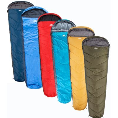 Trespass Doze 3 Sæsoner Vandafvisende Sovepose-Red-One Size Trespass Doze 3 Sæsoner Vandafvisende Sovepose-Red-One Size
