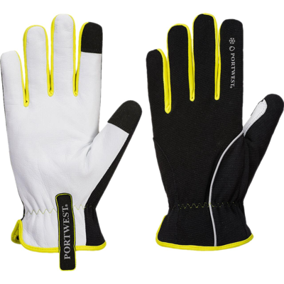 Portwest A776 Pw3 Vinter Handske L Sort/gul Portwest A776 Pw3 Vinter Handske L Sort/gul