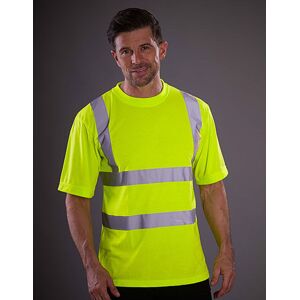 Yoko Yk410 Two Band & Brace Hi-Vis T-Shirt Hi-Vis Yellow Xl