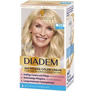 Diadem Hårpleje Coloration 703 Platinum Blonde3in1 Verzorging Kleurcrème