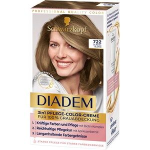 Diadem Hårpleje Coloration 722 Mørk blond3in1 Verzorging Kleurcrème
