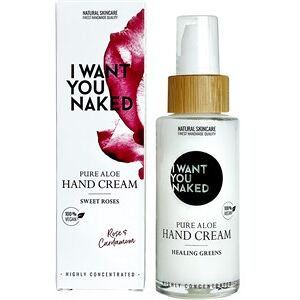 I Want You Naked Kropspleje Hand Cream Sweet RosesPure Aloe Hand Cream