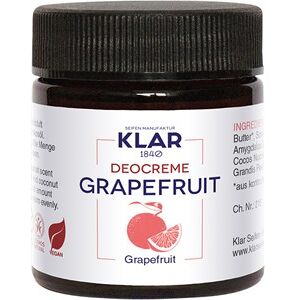 Klar sæbe Pleje Faste cremedeoer & kropssmør Grapefrugt