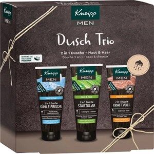 Kneipp Hudpleje Pleje til ham MEN Shower Trio gavepakke 2in1 Shower Cool Freshness 75 ml + 2in1 Shower Ready to Go 75 ml + 2in1 Shower Powerful 75 ml