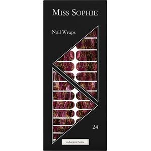 Miss Sophie Negle Neglefolier Aubergine Purple Nail Wrap