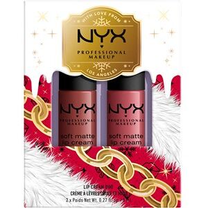 NYX Professional Makeup Makeup til læberne Lipgloss X-mas Soft Matte Lip Cream Duo 2 x Liquid Lipstick 8 ml Duo 02