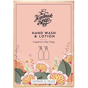 The Handmade Soap Collections Grapefruit & May Chang Gavesæt til håndpleje Hand Wash 300 ml + Hand Lotion 300 ml