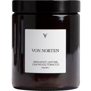 Von Norten Rumdufte Duftende stearinlys Bergamot, Oakwood, Leather & Tobacco Candle