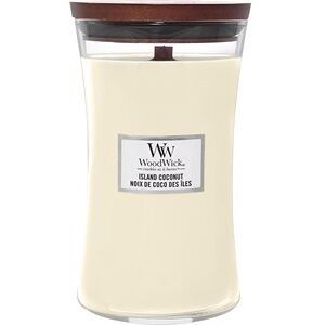 WoodWick Rumdufte Duftende stearinlys Island Coconut Large Jar