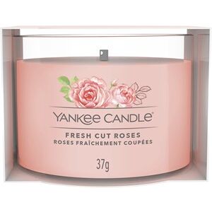 Yankee Candle Rumdufte Votivlys i glas Fresh Cut Roses