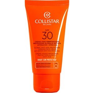 Collistar Solpleje Sun Protection Tan Global Anti-Age Protection Tanning Face Cream SPF 30