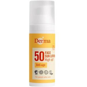 Derma Sol Solbeskyttelse Sun Face Cream High SPF50