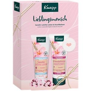 Kneipp Hudpleje Pleje af brusebad Gavesæt Mit Yndlingsmenneske Let bodylotion Mild Mandelblomst 200 ml + Showerbalsam Mild Mandelblomst 200 ml