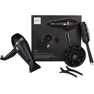 ghd Hårstyling Hårtørrer Professional hårtørresæt  Air Professional Hairdryer + Diffusor + Ceramic Vented Radial Brush + 2 clips til at dele håret + stoftaske