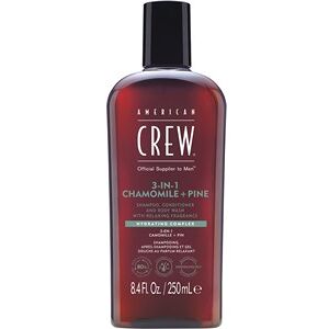 American Crew Hårpleje Hair & Body 3-in-1 Chamomile + Pine Shampoo, Conditioner and Body Wash