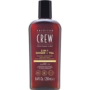 American Crew Hårpleje Hair & Body 3-in-1 Ginger + Tea Shampoo, Conditioner and Body Wash