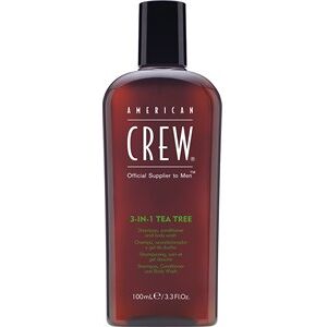 American Crew Hårpleje Hair & Body 3-in-1 Tea Tree Refreshing Shampoo, Conditioner and Body Wash