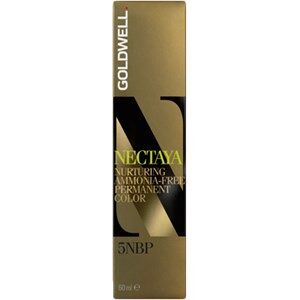 Goldwell Color Nectaya Enriched NaturalsNurturing Ammonia-Free Permanent Color 5NBK Light Brown Reflecting Golden Topaz