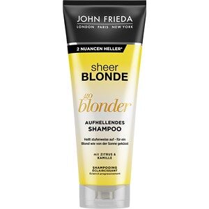 John Frieda Hårpleje Sheer Blonde Go BlonderLysnende shampoo